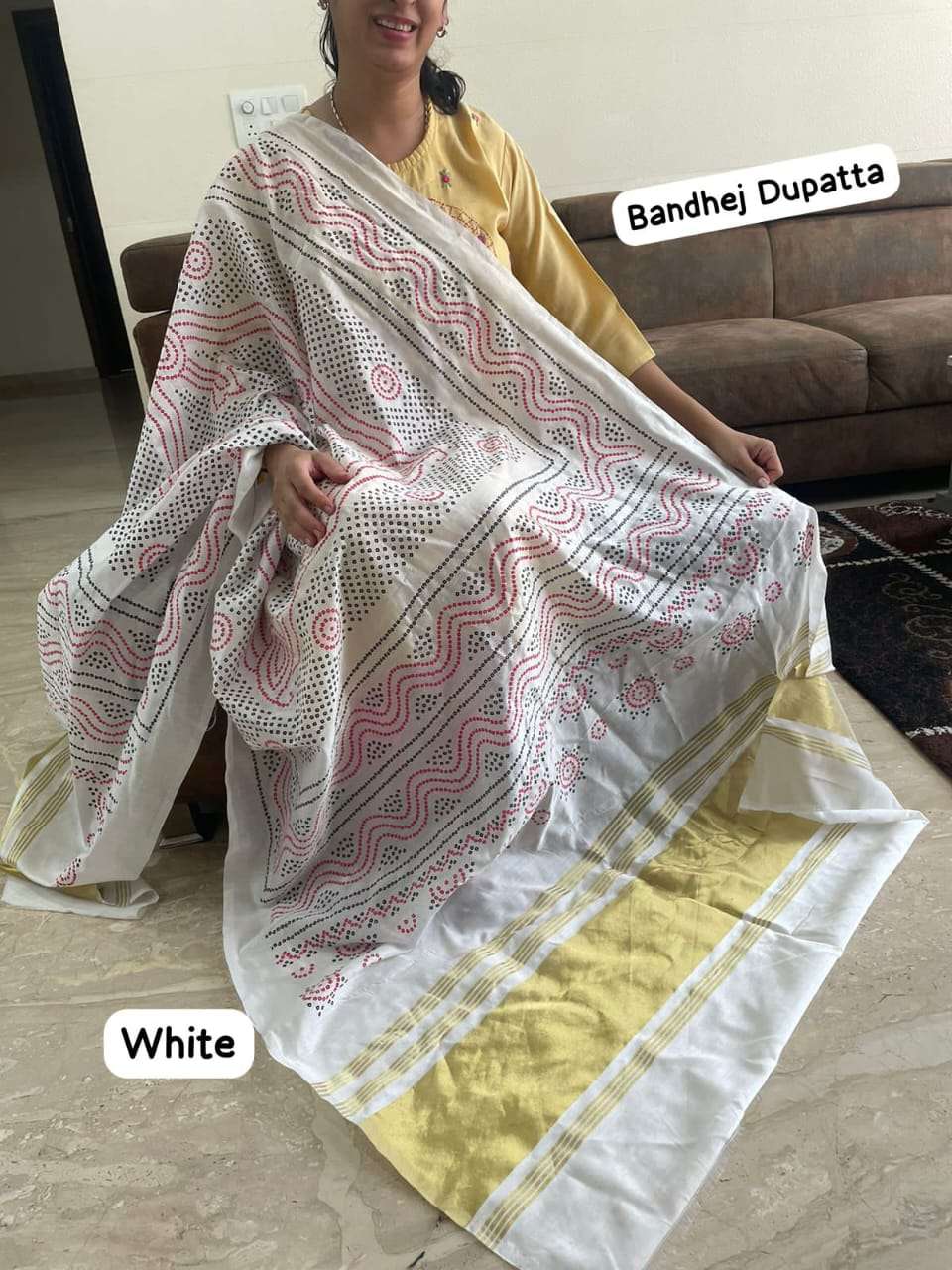 MF BHANDEJ DUPATTA VOL 3.0 SILK DUPATTA