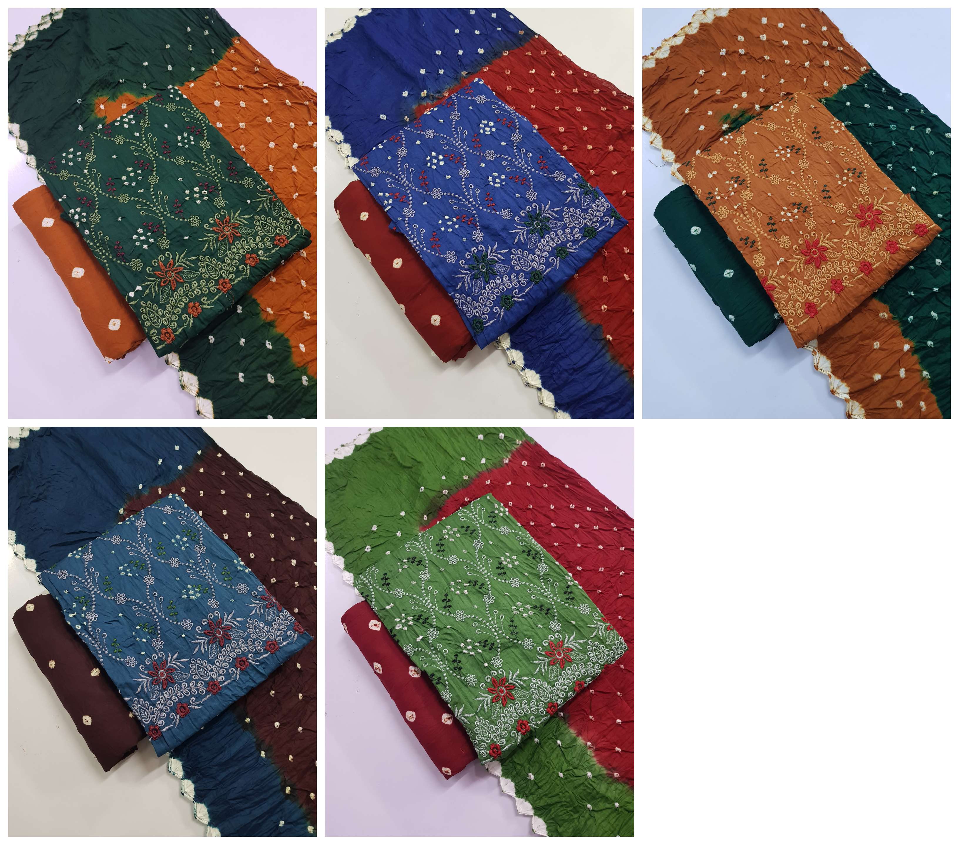 MF BHANDEJ PRINT COTTON SUIT