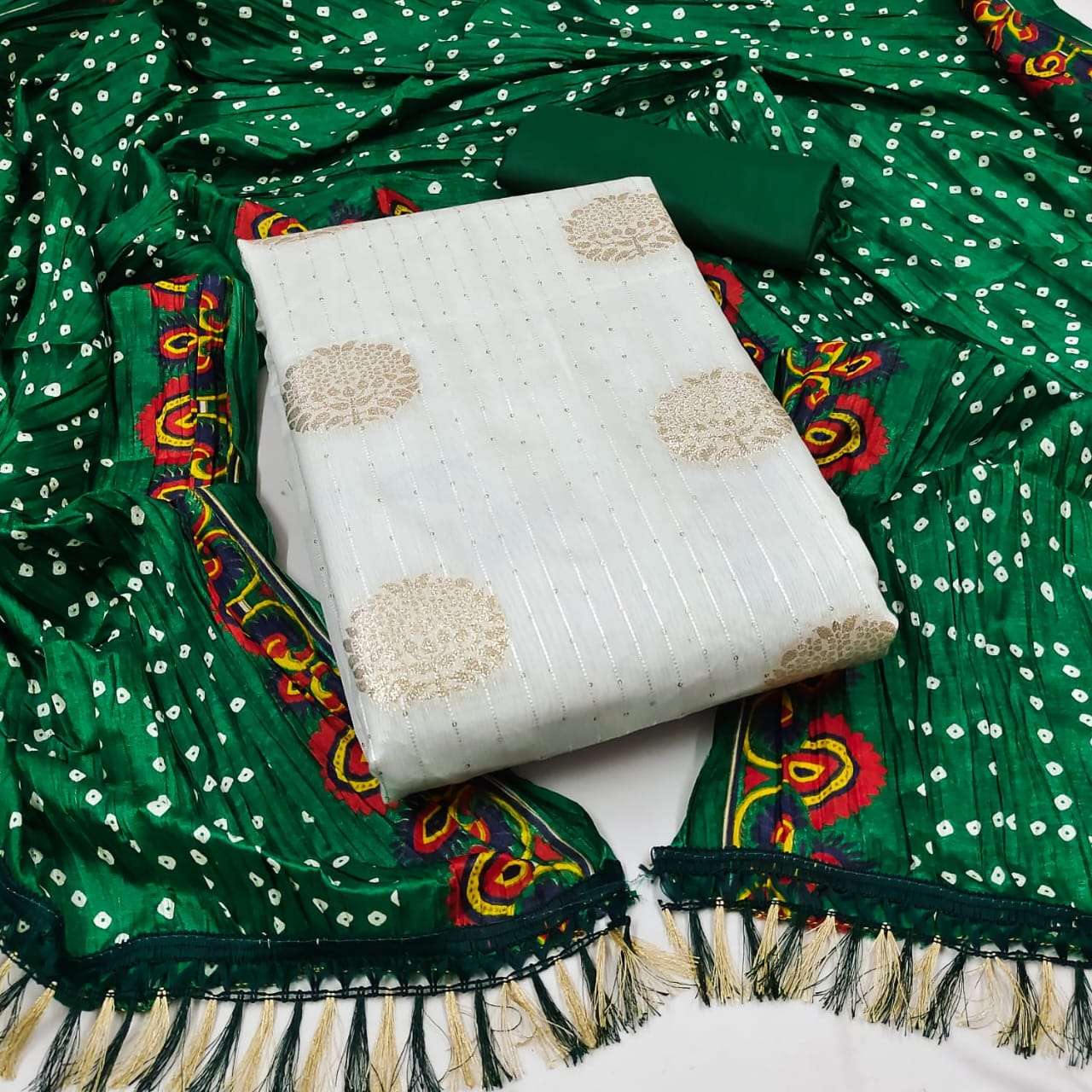 MF D NO 5027 JACQUARD SALWAR SUIT