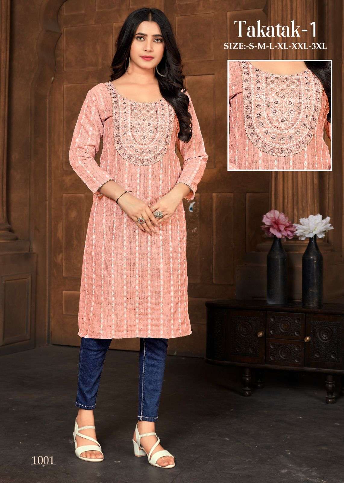 MF TAKATAK VOL 1 COTTON SLUB KURTI