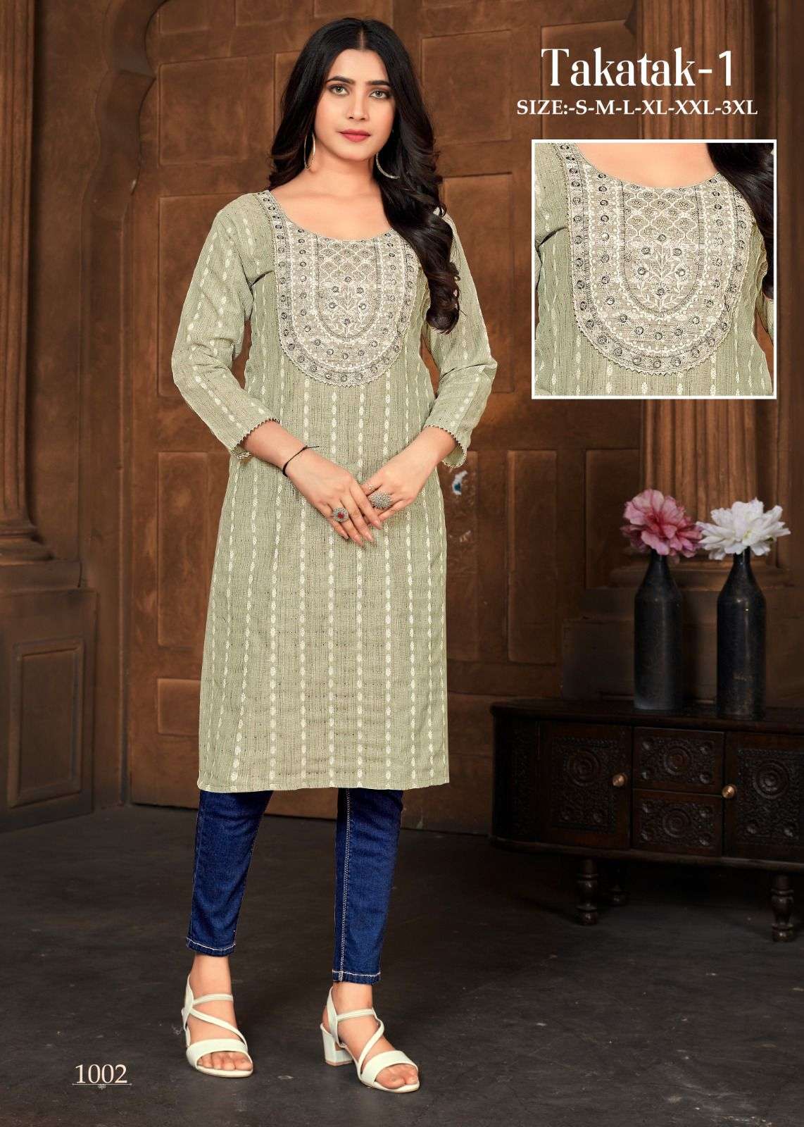 MF TAKATAK VOL 1 COTTON SLUB KURTI
