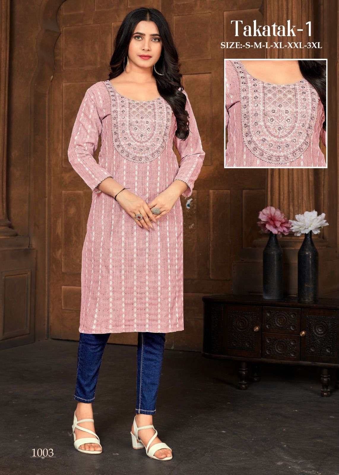 MF TAKATAK VOL 1 COTTON SLUB KURTI
