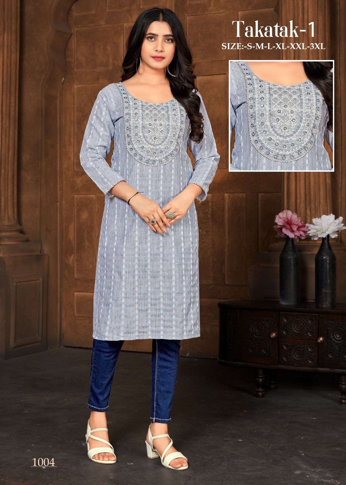 MF TAKATAK VOL 1 COTTON SLUB KURTI