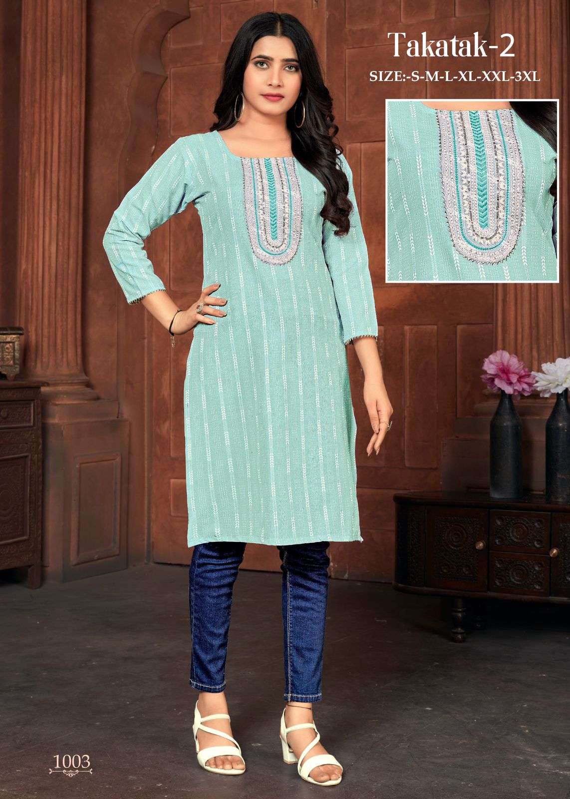 MF TAKATAK VOL 2 REGULAR WEAR LADIES KURTI