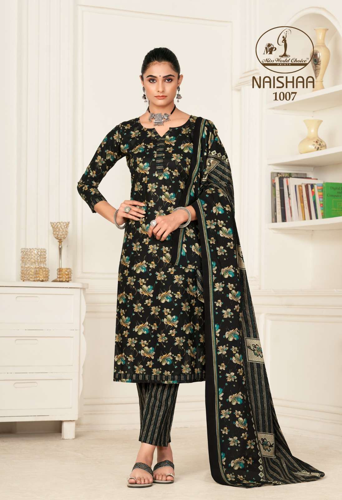 MISS WORLD CHOICE NAISHAA VOL 1 COTTON DRESS