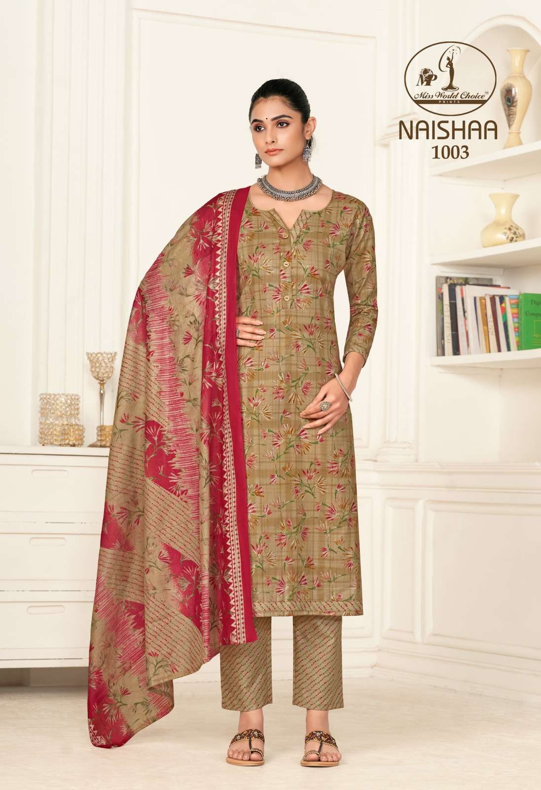 MISS WORLD CHOICE NAISHAA VOL 1 COTTON DRESS