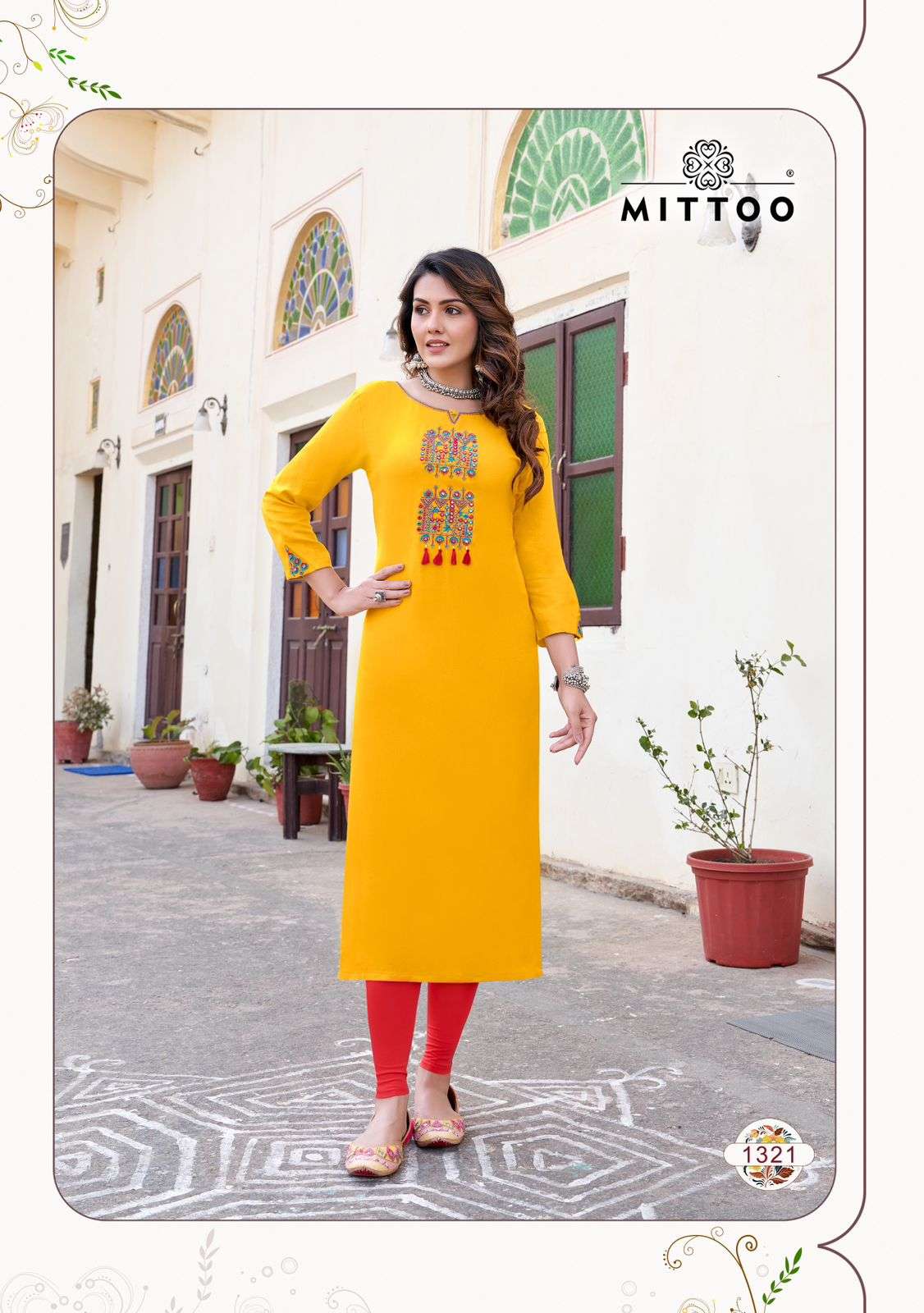 MITTOO PALAK VOL 37 RAYON LADIES KURTI