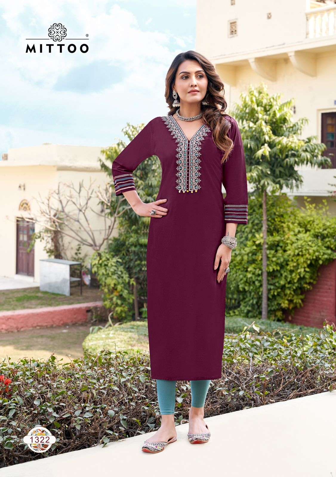 MITTOO PALAK VOL 37 RAYON LADIES KURTI