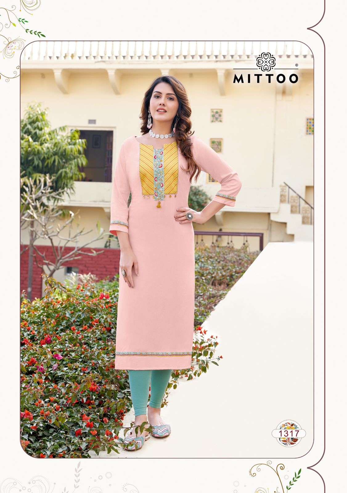 MITTOO PALAK VOL 37 RAYON LADIES KURTI