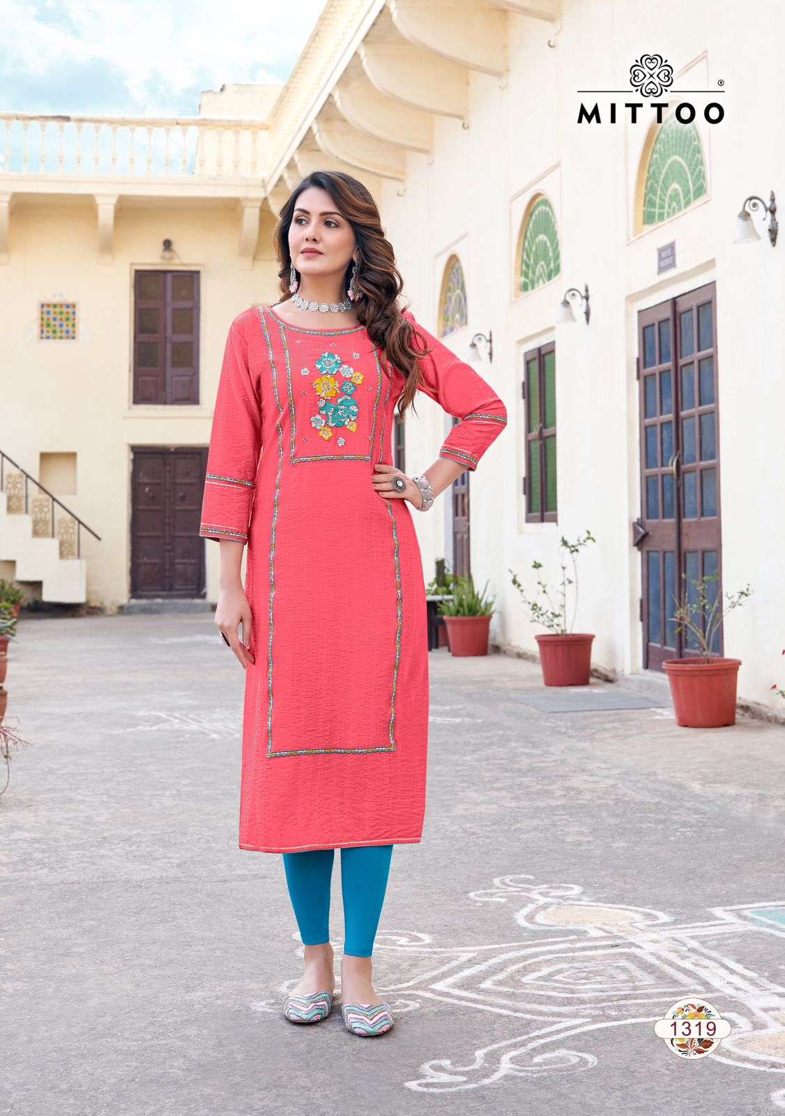 MITTOO PALAK VOL 37 RAYON LADIES KURTI