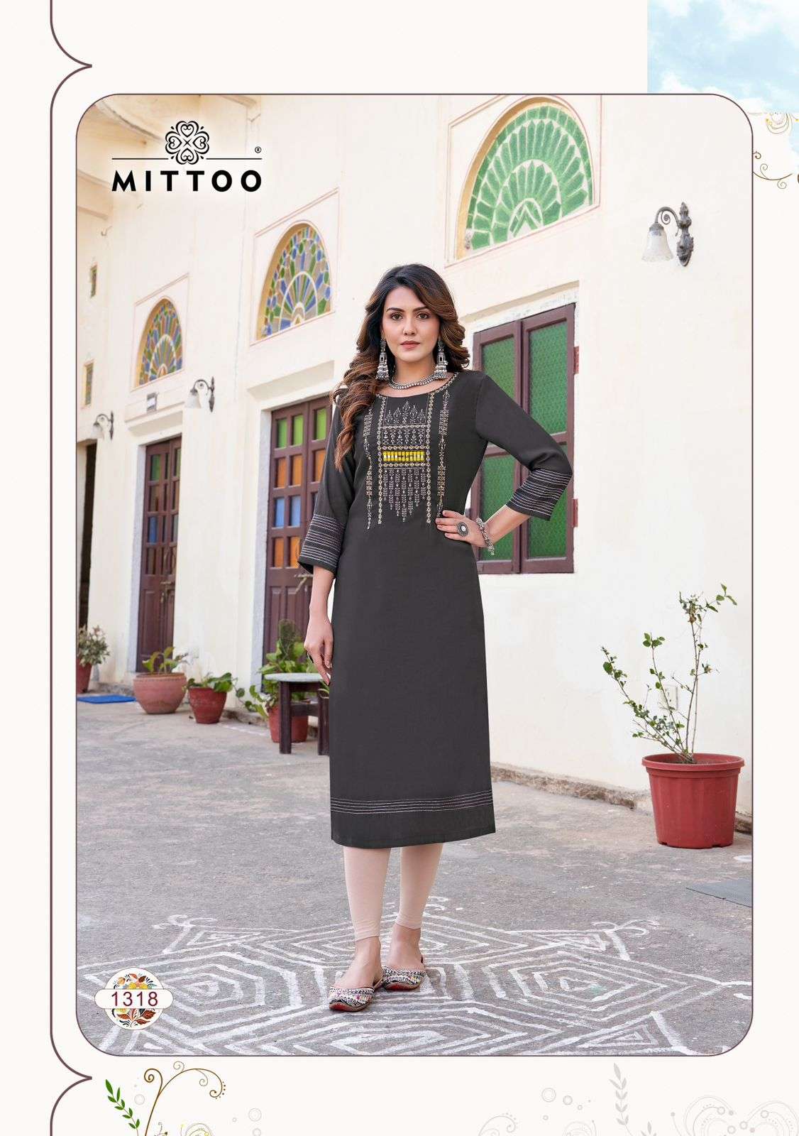 MITTOO PALAK VOL 37 RAYON LADIES KURTI