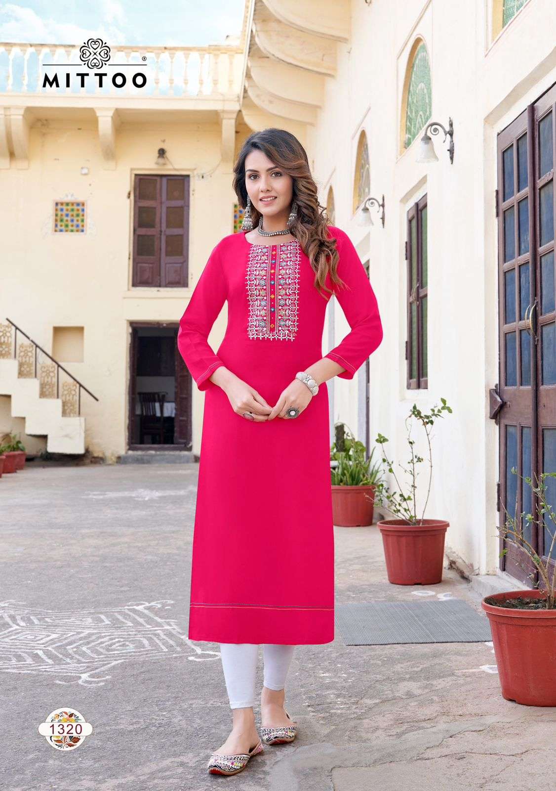MITTOO PALAK VOL 37 RAYON LADIES KURTI