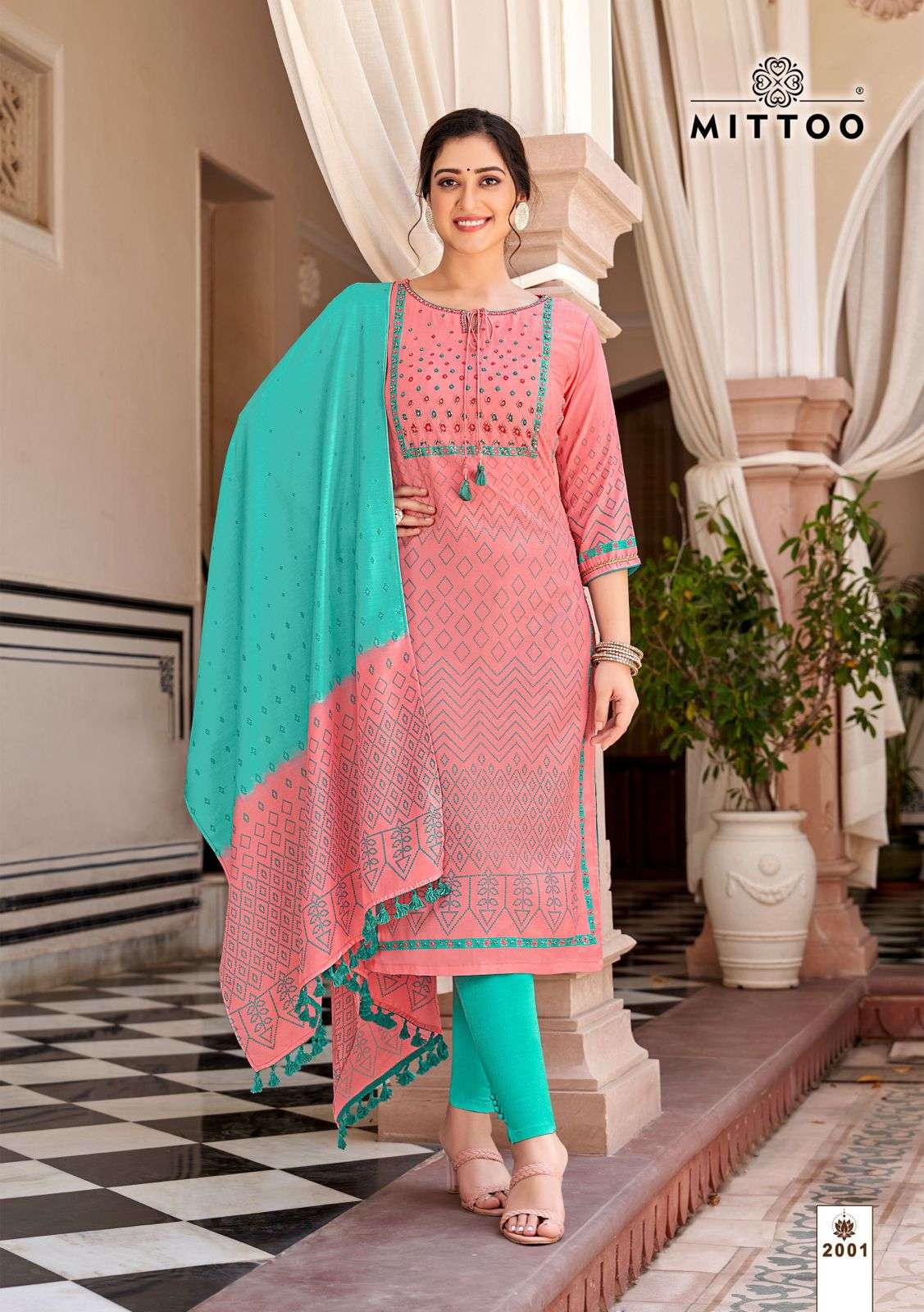 MITTOO  SOFIYA LADIES KURTI COMBO SET 