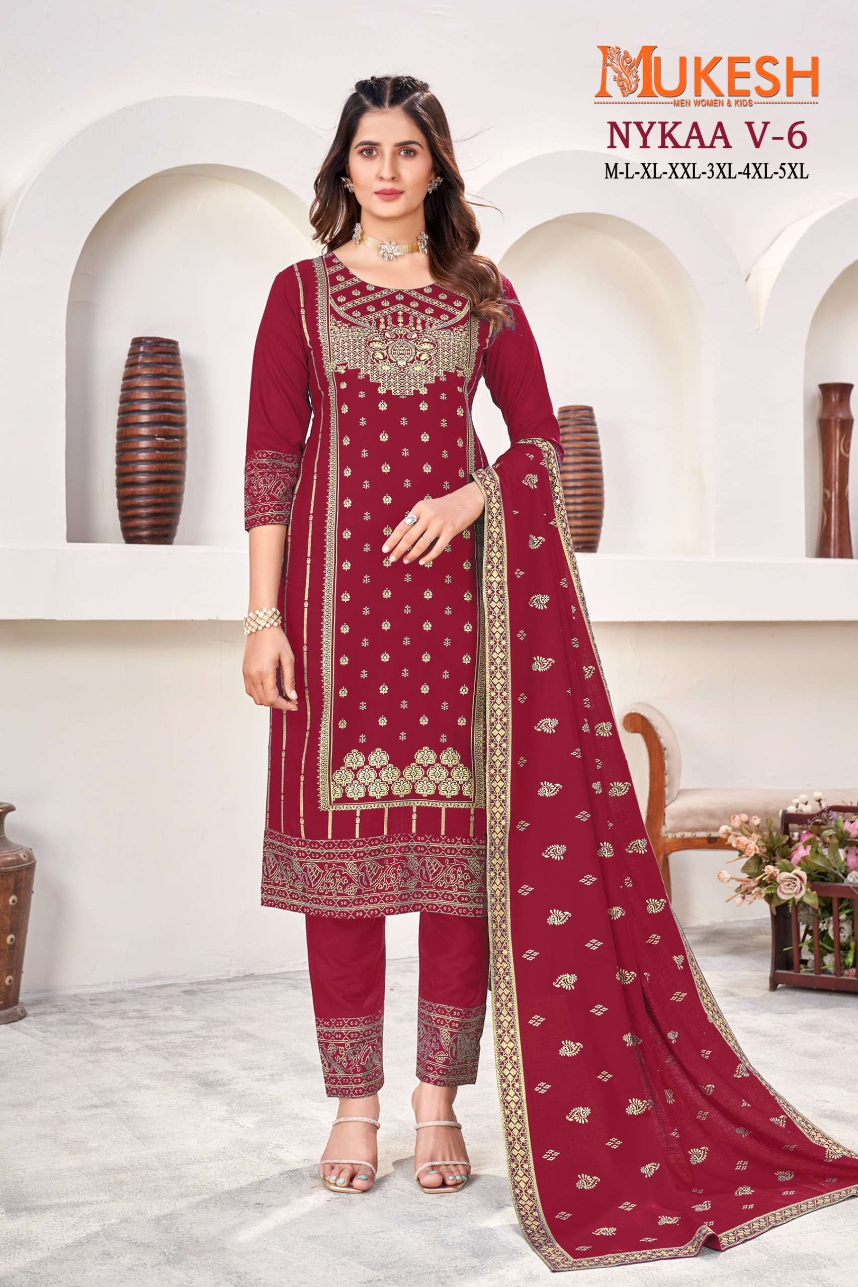MUKESH  NYKAA VOL 6 FANCY KURTI COMBO SET 