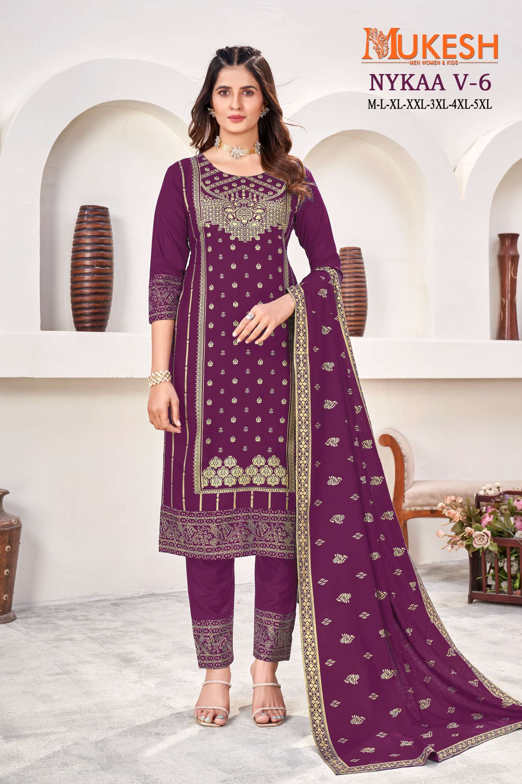 MUKESH  NYKAA VOL 6 FANCY KURTI COMBO SET 