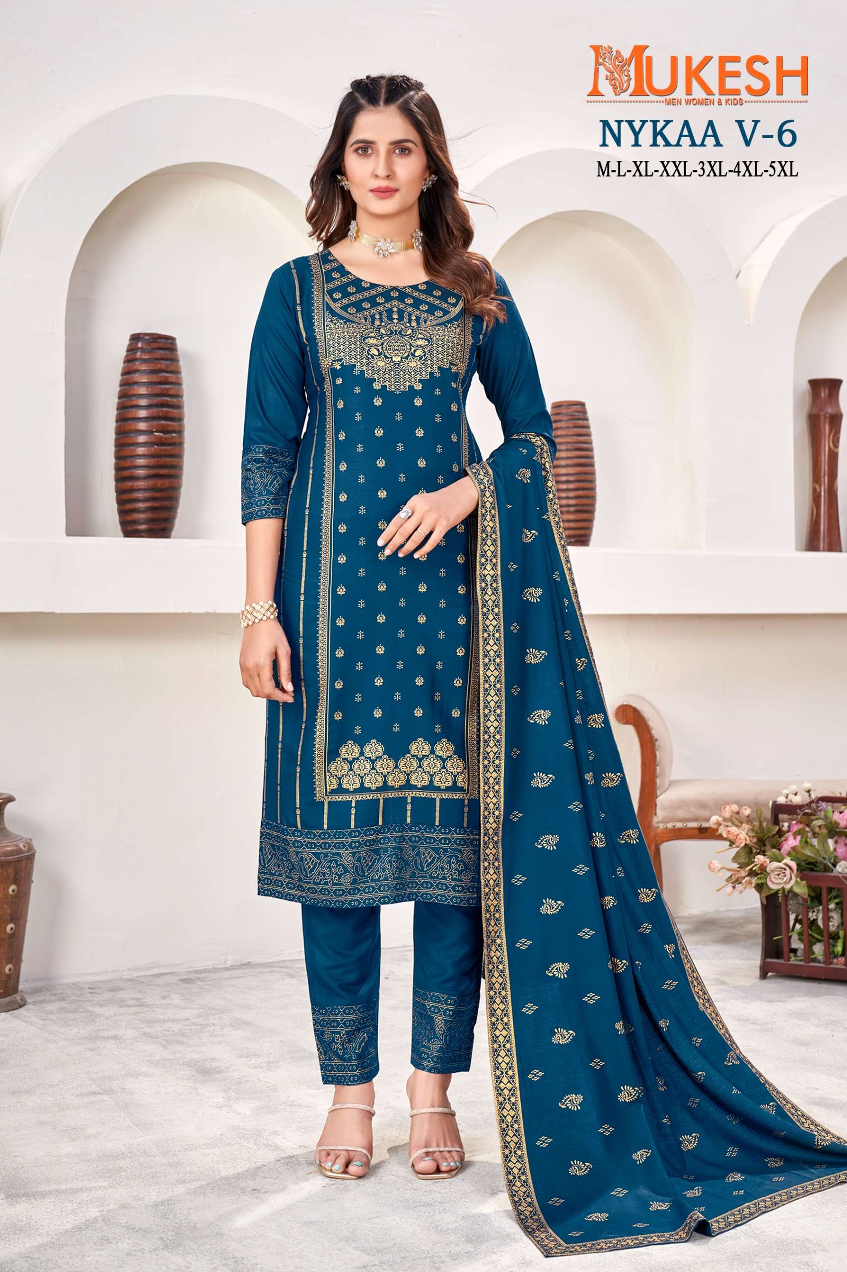 MUKESH  NYKAA VOL 6 FANCY KURTI COMBO SET 