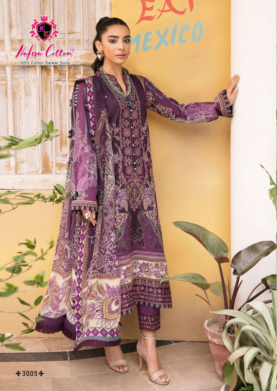 NAFISA COTTON MAHERA KARACHI SUITS VOL 3 COTTON DRESS
