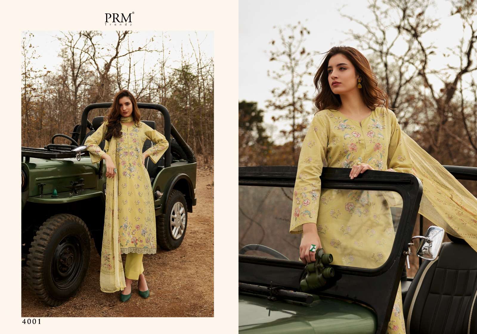 PRM TRENDZ IBADAT LAWN COTTON WITH FANCY WORK SUIT
