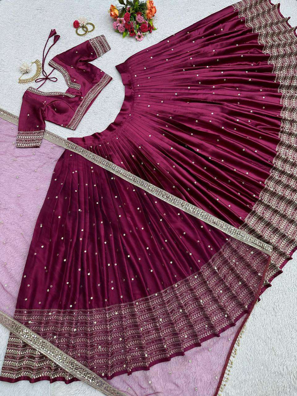 QRC 214 LEHENGA CHOLI