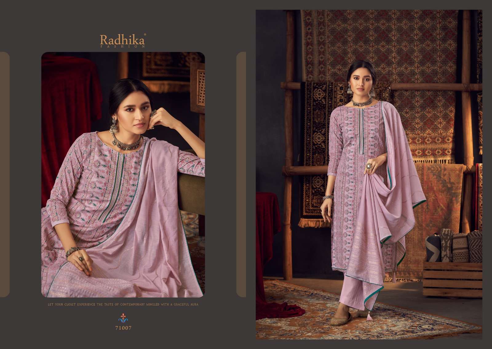 RADHIKA FASHION AZARA MASHAKALI COTTON SALWAR SUIT