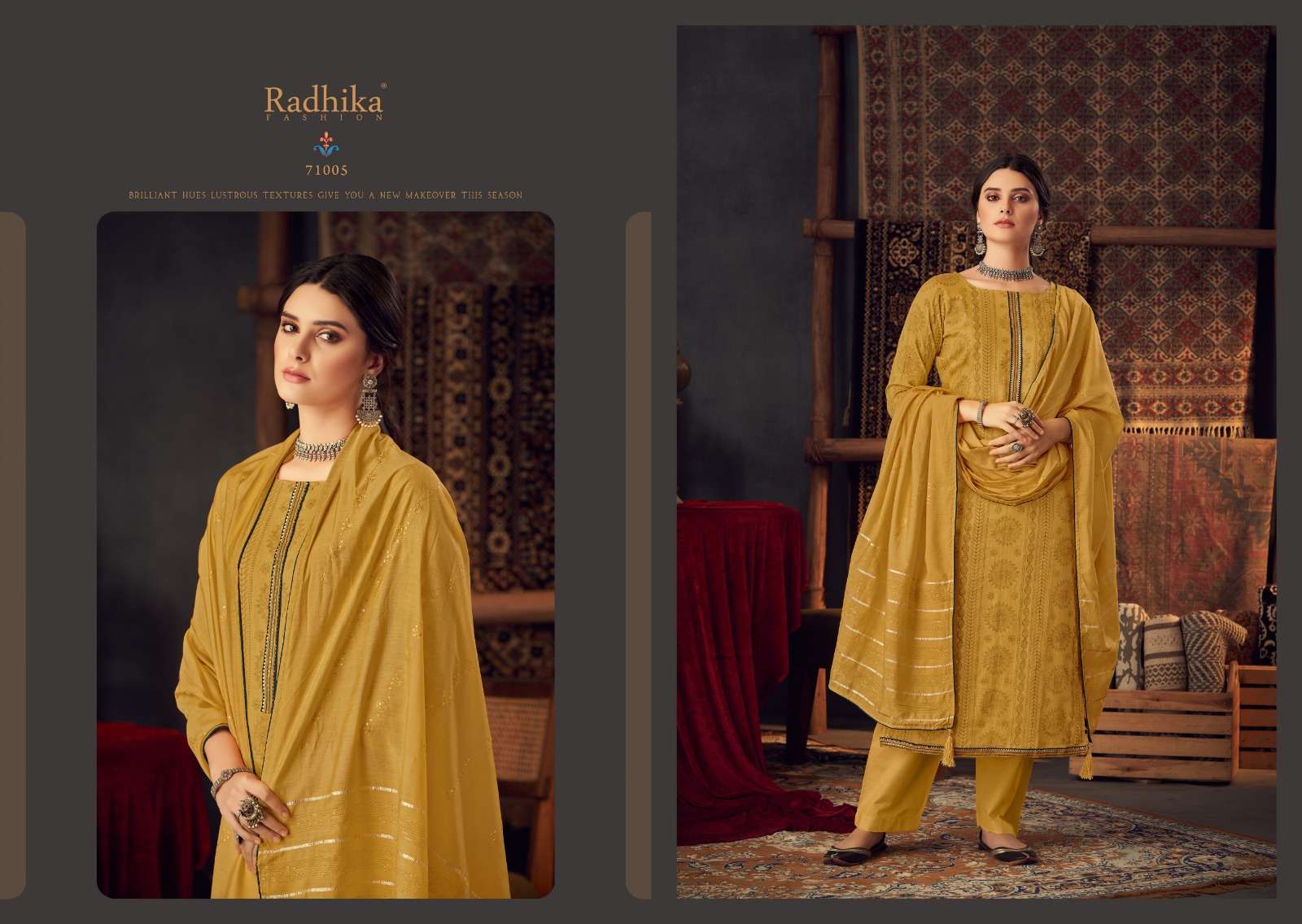 RADHIKA FASHION AZARA MASHAKALI COTTON SALWAR SUIT