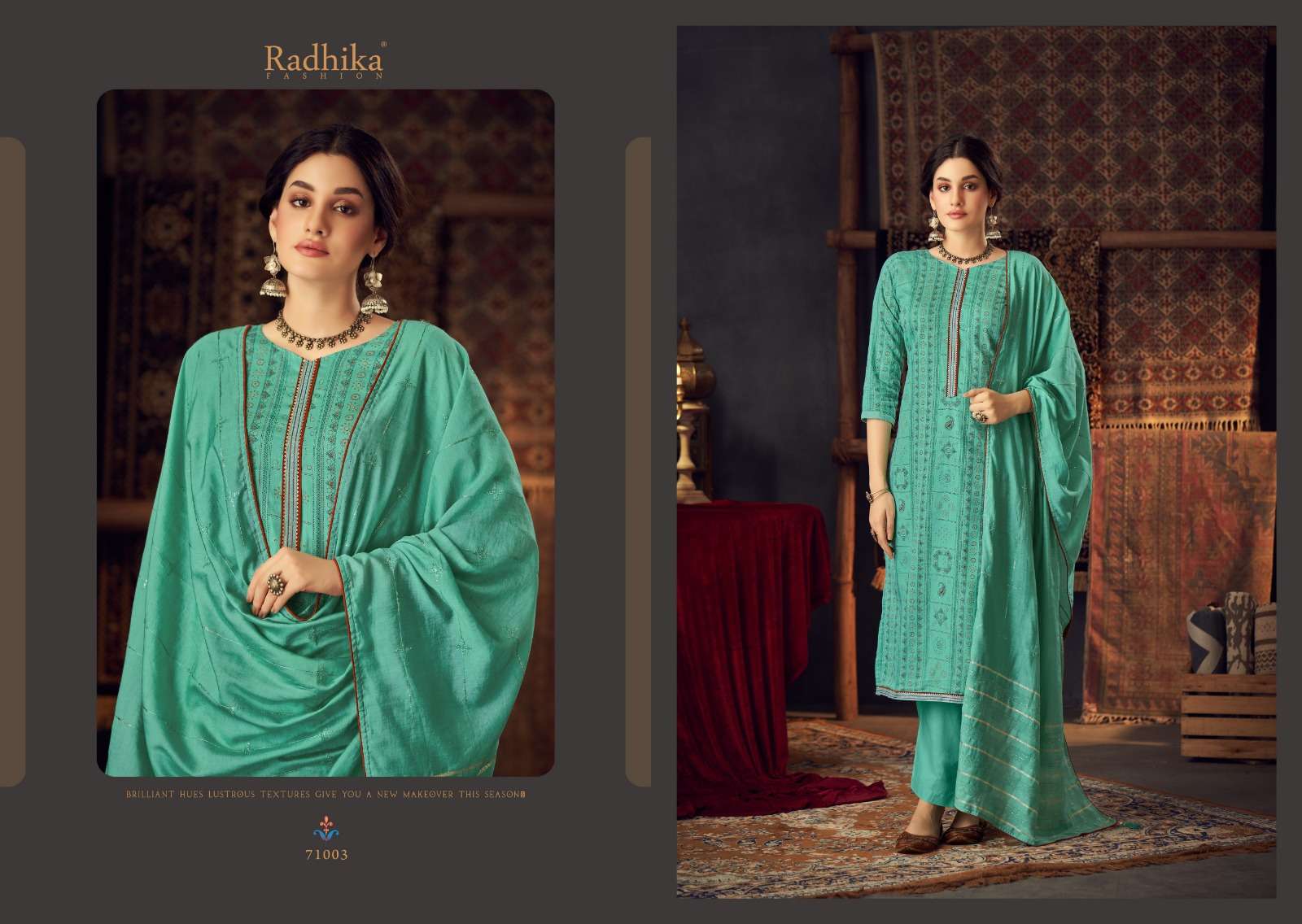 RADHIKA FASHION AZARA MASHAKALI COTTON SALWAR SUIT