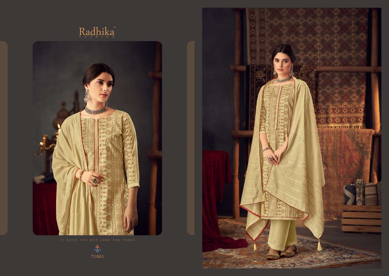 RADHIKA FASHION AZARA MASHAKALI COTTON SALWAR SUIT