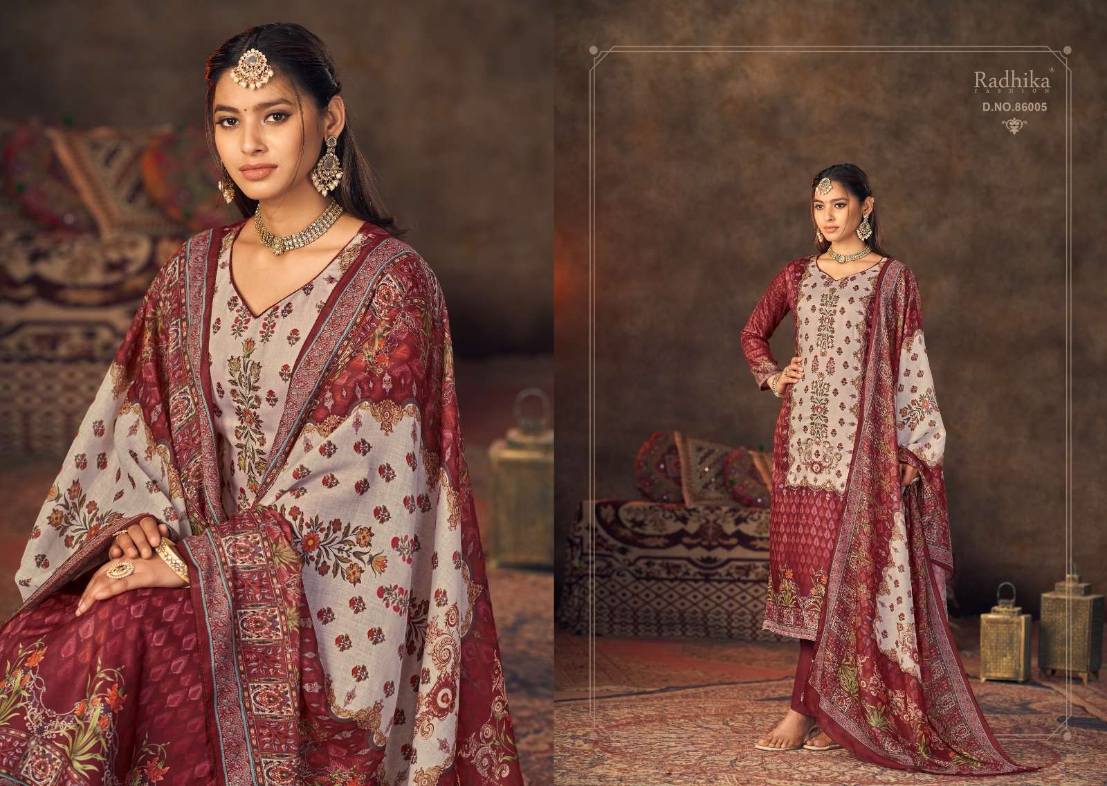 RADHIKA FASHION AZARA QURBAT JAM COTTON SALWAR SUIT