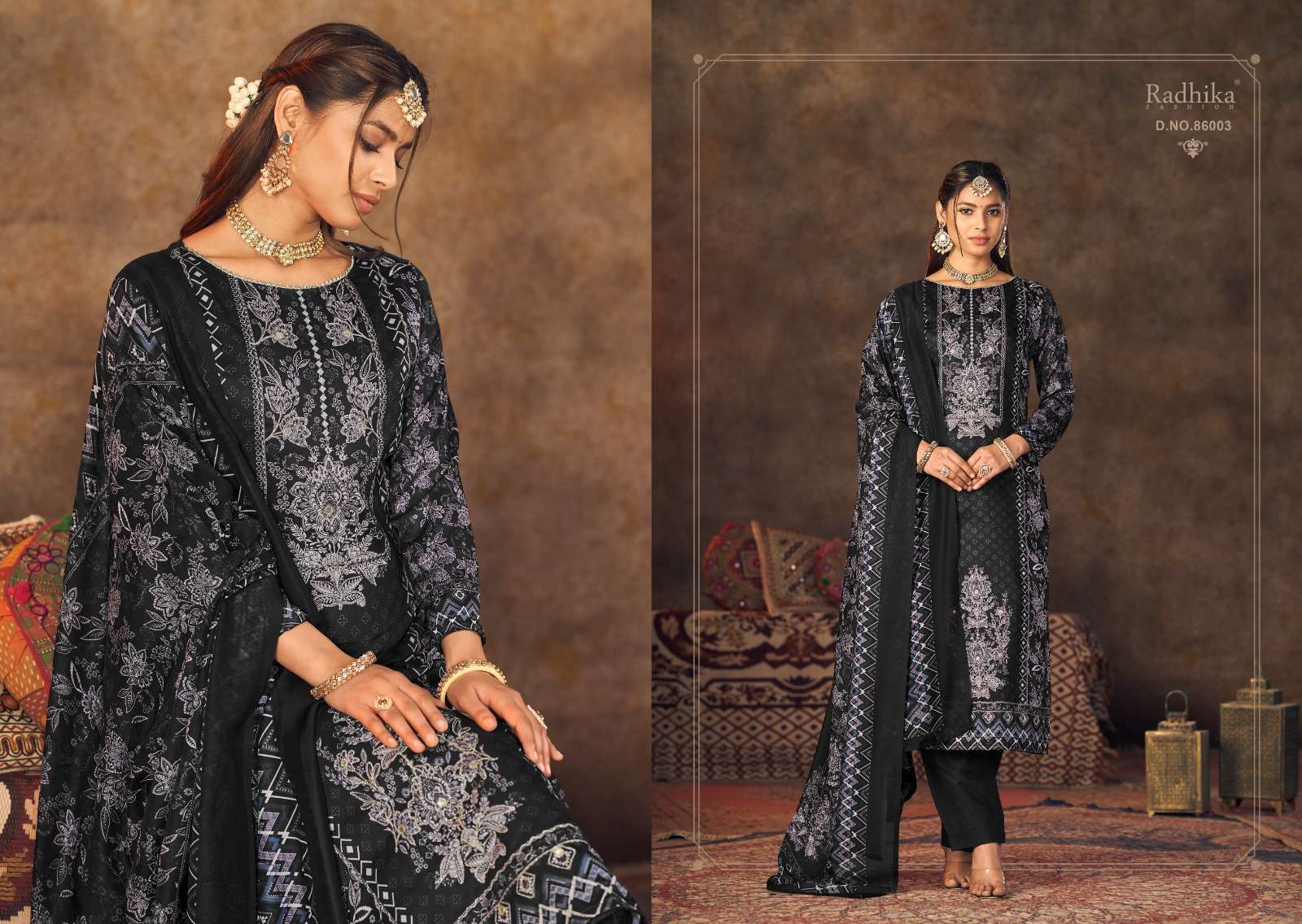 RADHIKA FASHION AZARA QURBAT JAM COTTON SALWAR SUIT