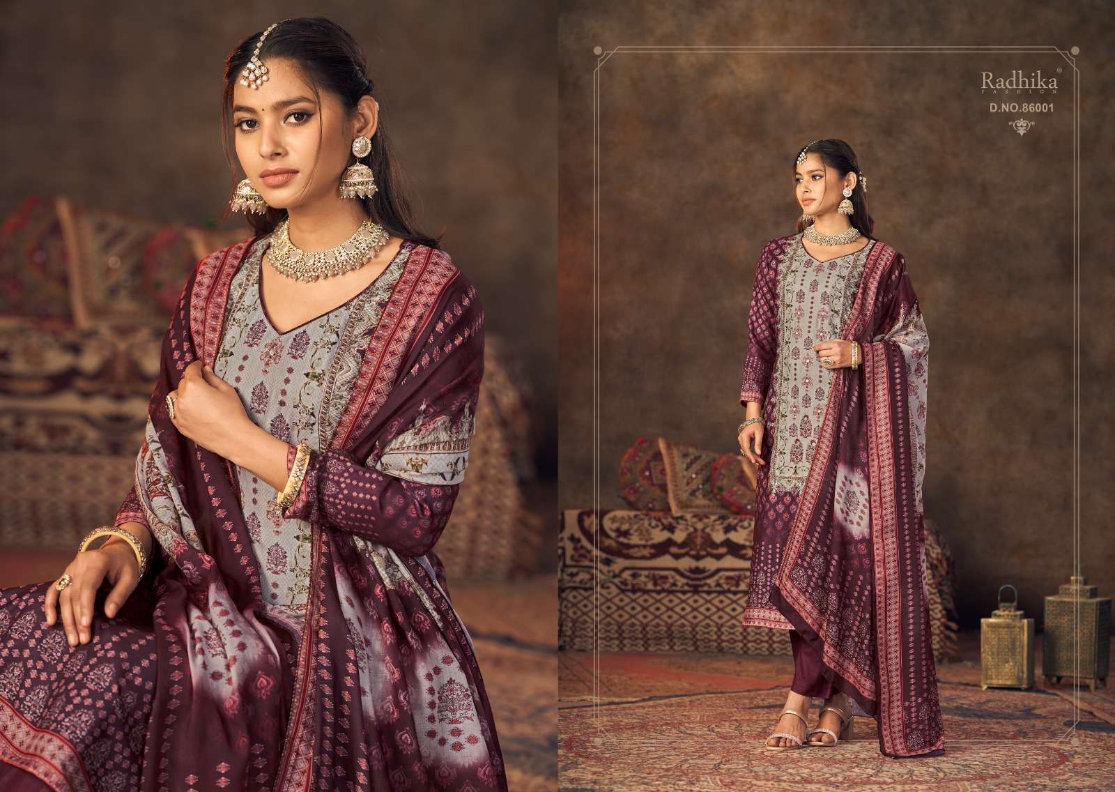 RADHIKA FASHION AZARA QURBAT JAM COTTON SALWAR SUIT