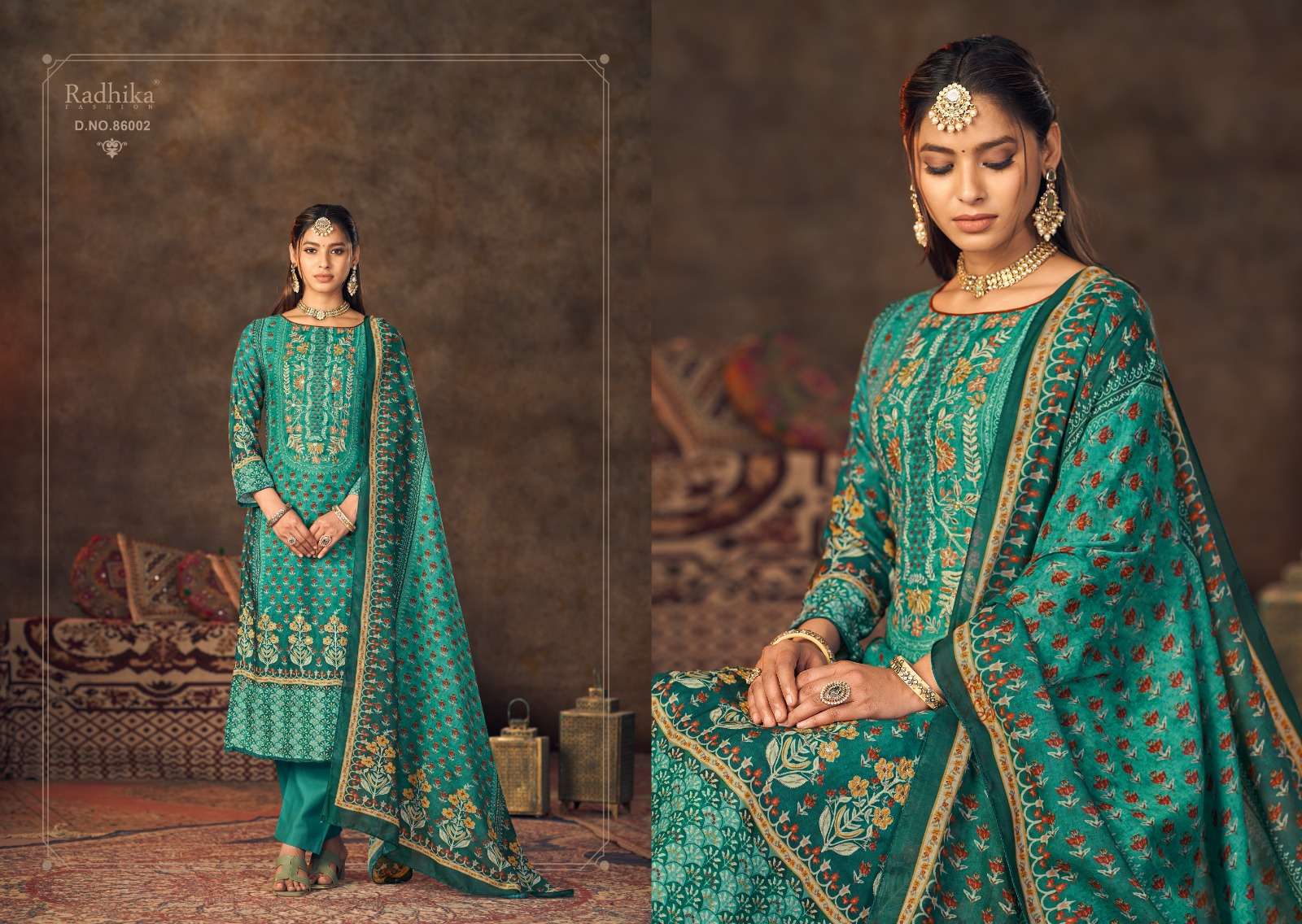 RADHIKA FASHION AZARA QURBAT JAM COTTON SALWAR SUIT