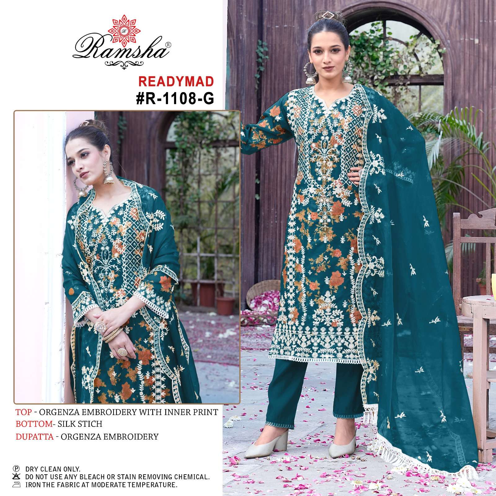 RAMSHA R  1108 READY MADE PAKISTANI SUIT