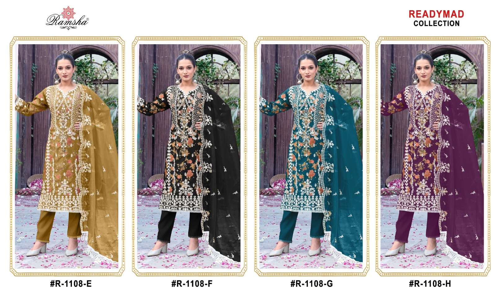 RAMSHA R  1108 READY MADE PAKISTANI SUIT