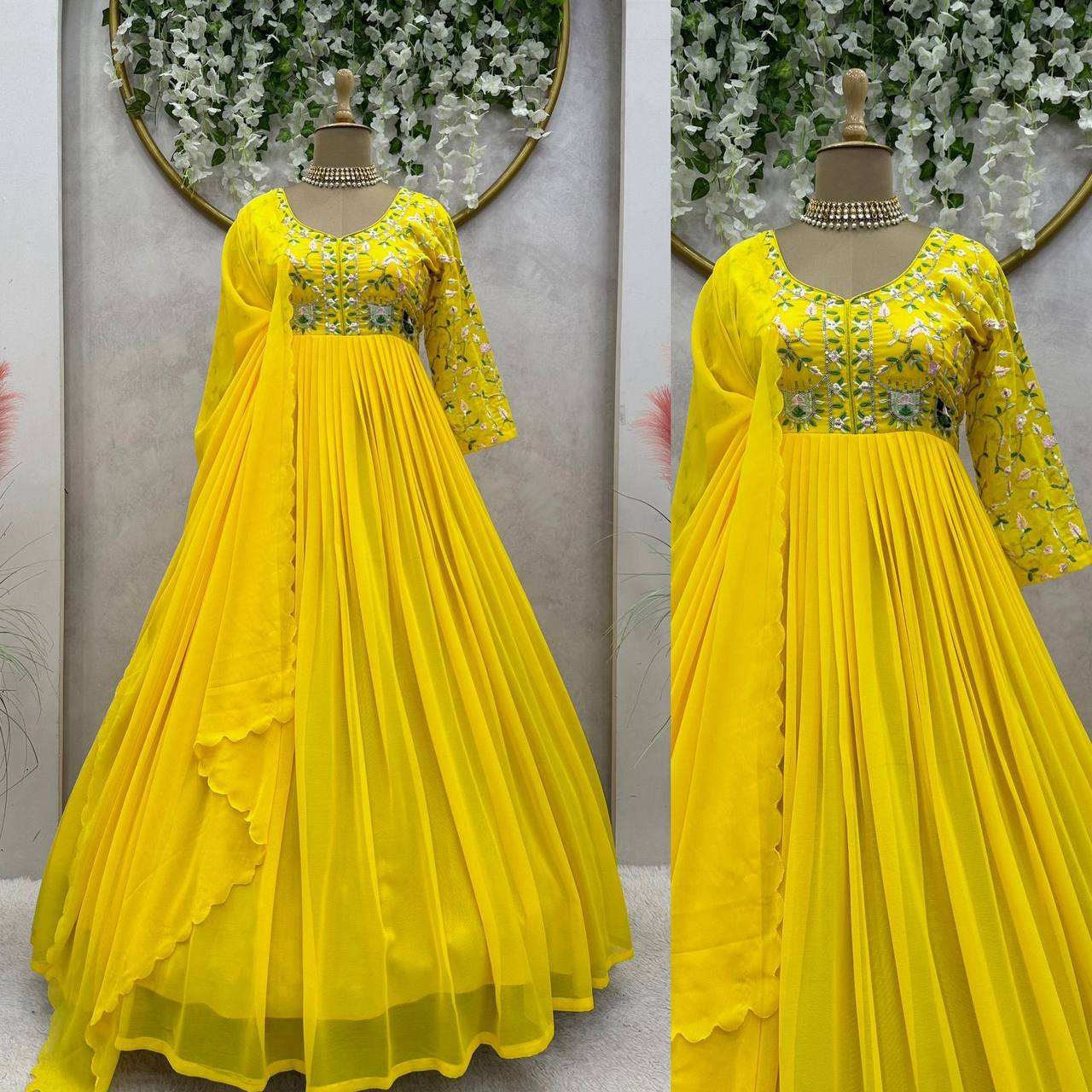 RTC 5674 GOWN DUPATTA