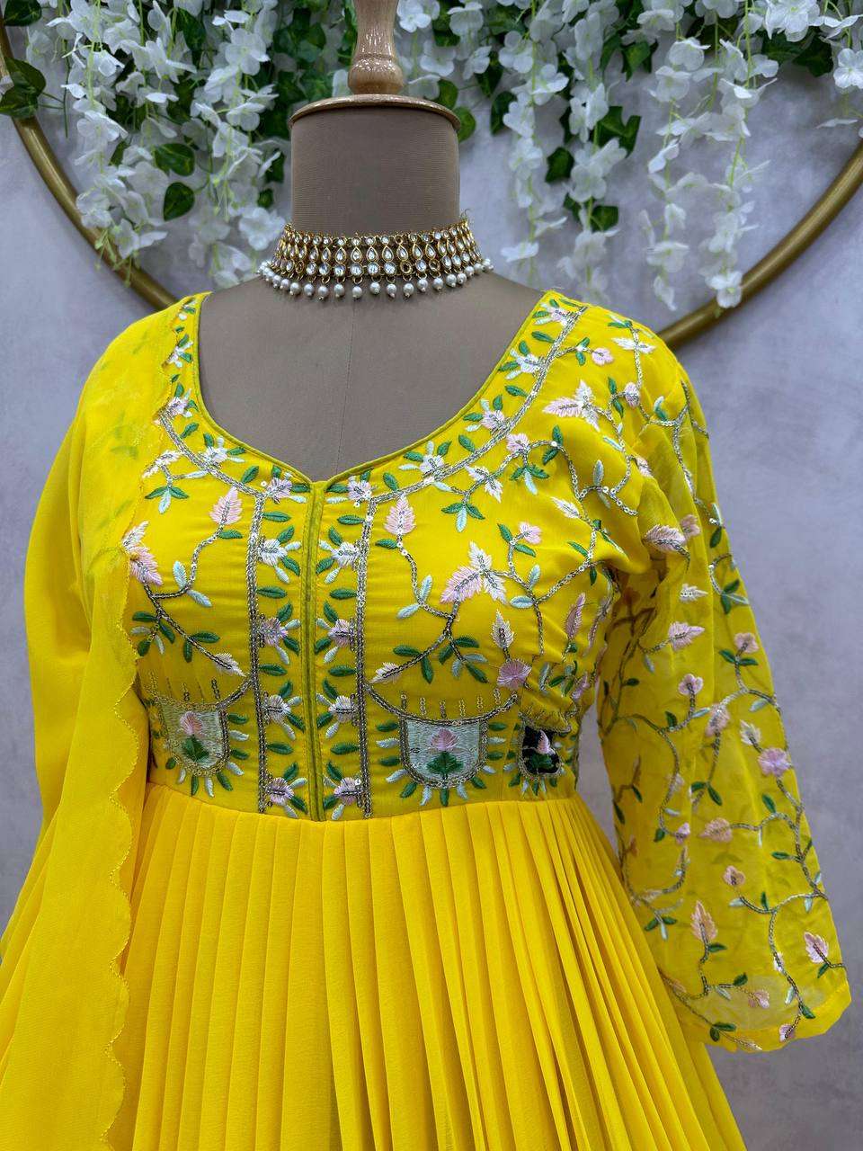 RTC 5674 GOWN DUPATTA