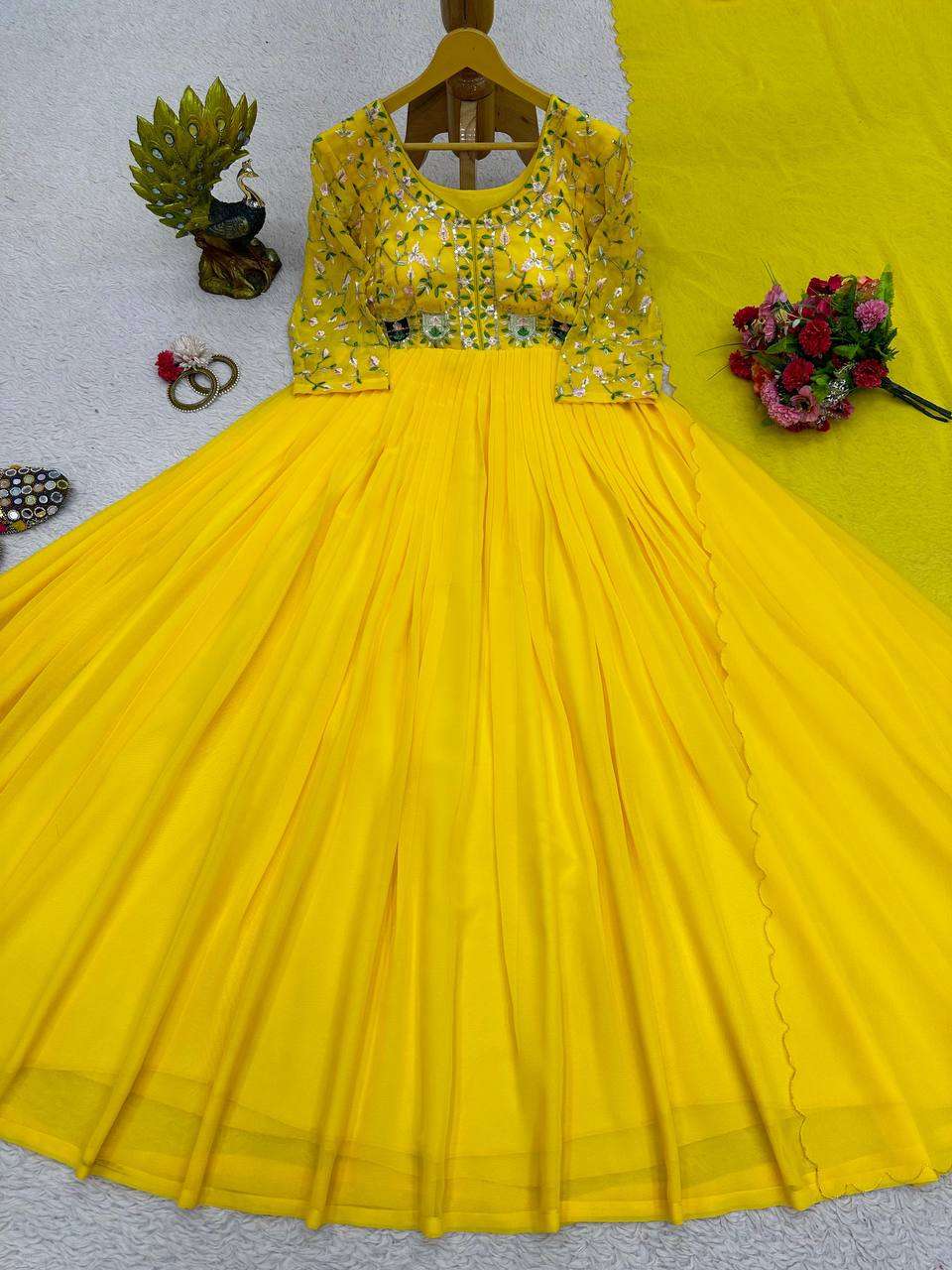 RTC 5674 GOWN DUPATTA