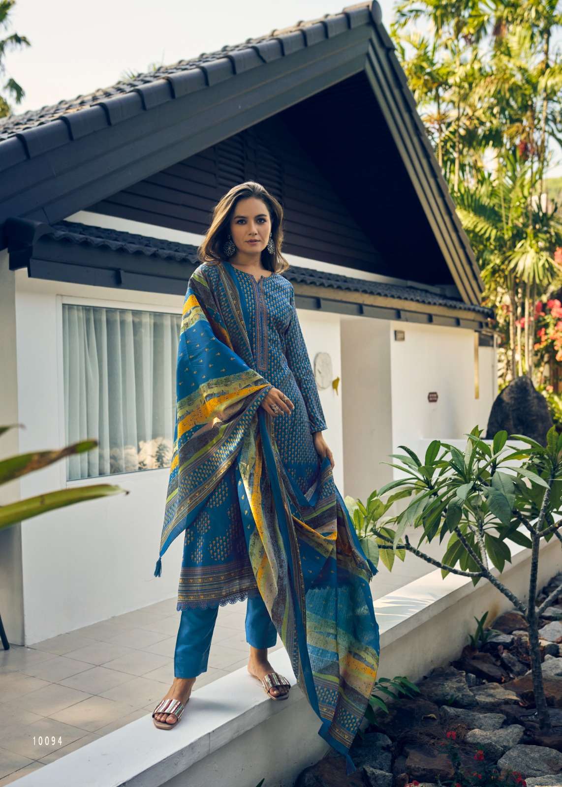 SADHANA FASHION SIYANA MUSLIN SILK DESIGNER SUIT