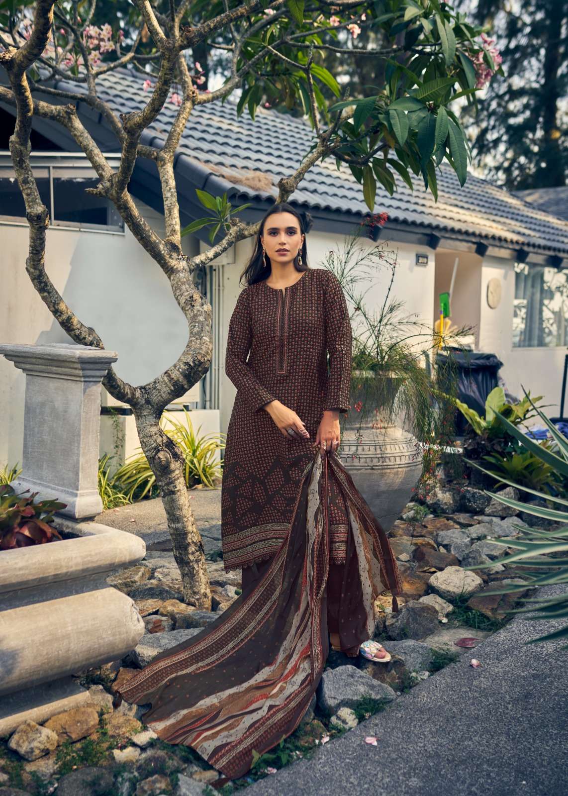 SADHANA FASHION SIYANA MUSLIN SILK DESIGNER SUIT