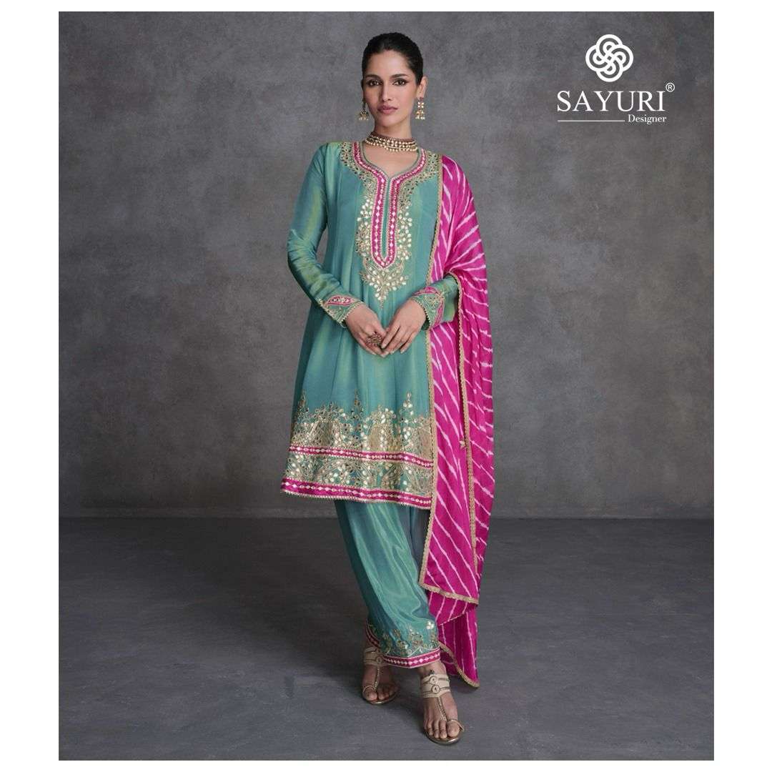 SAYURI DESIGNER SIMAR HEAVY DESIGNER FESTIVE WEAR SUIT