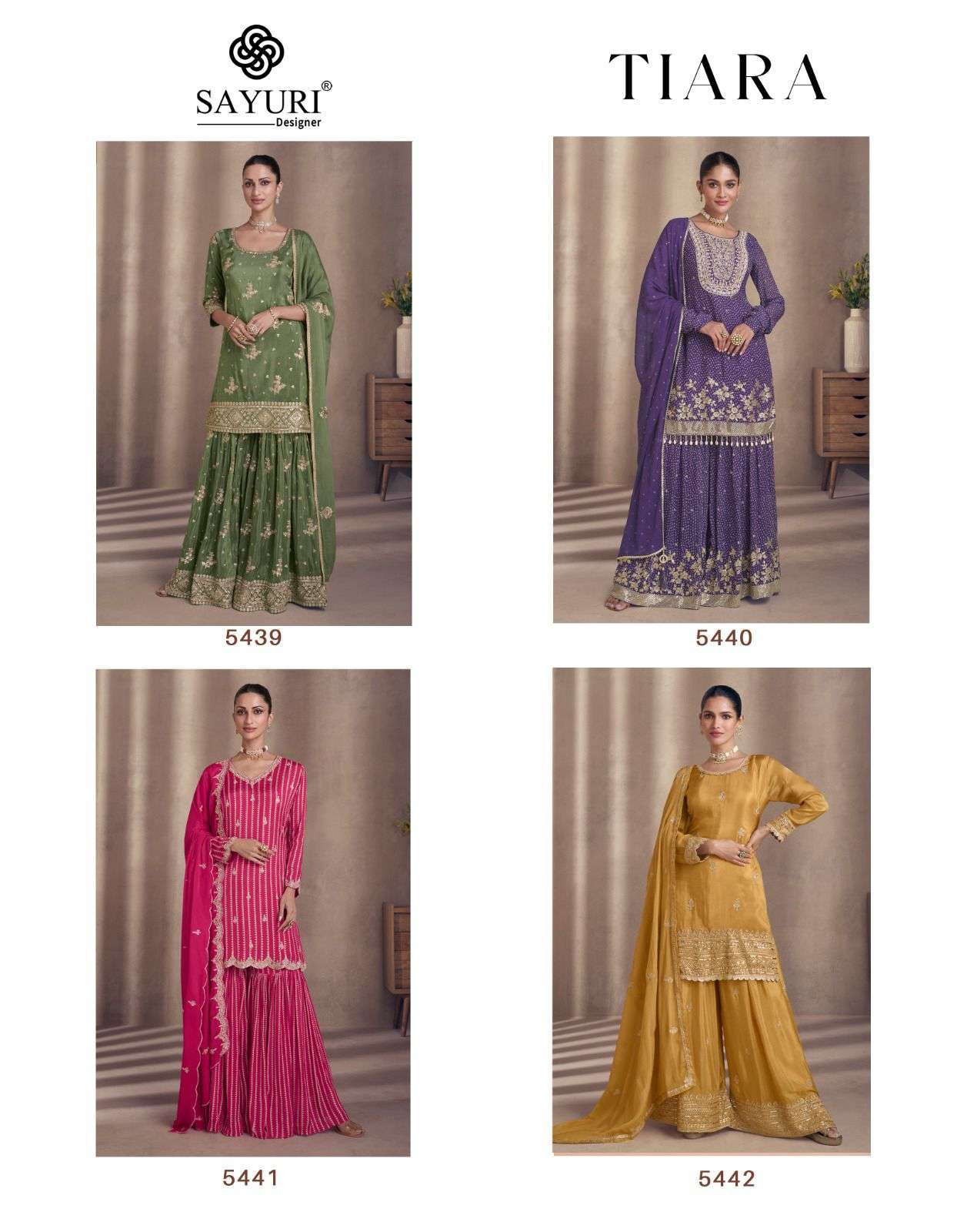 SAYURI DESIGNER TIARA HEAVY DESIGNER PARTY WEAR SUIT