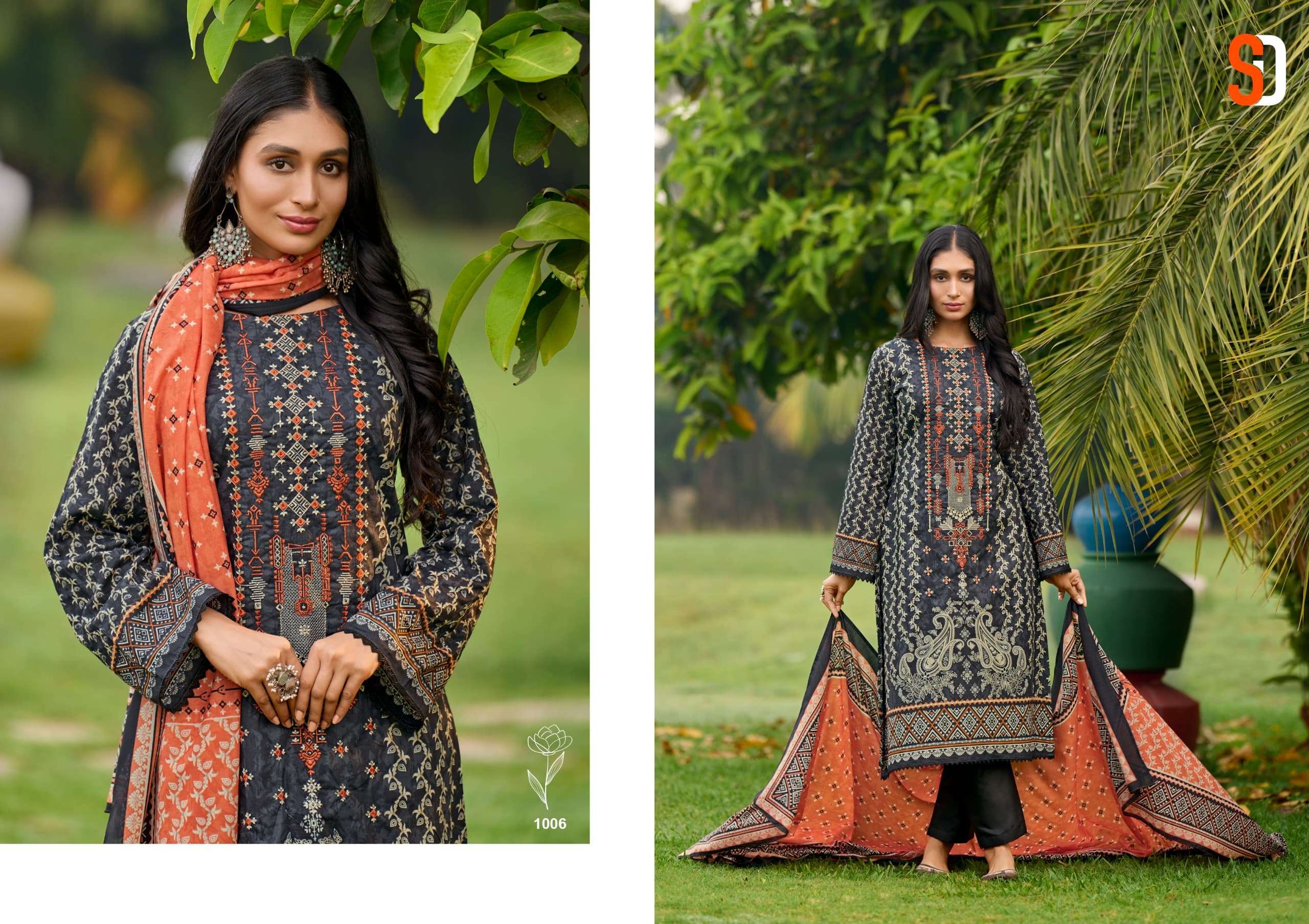 SHARADDHA DESIGNER BIN SAEED LAWN COLLECTION VOL 6 NX 