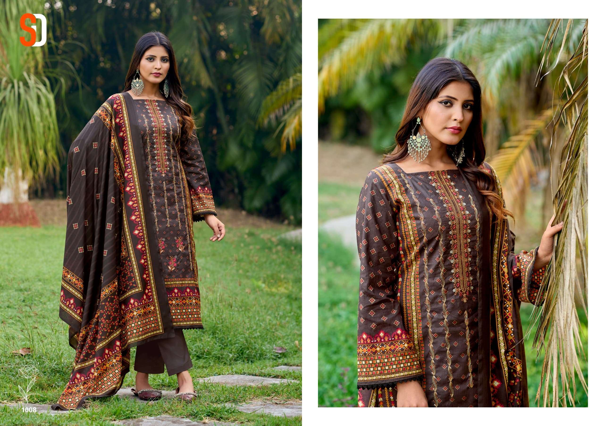 SHARADDHA DESIGNER BIN SAEED LAWN COLLECTION VOL 6 NX 