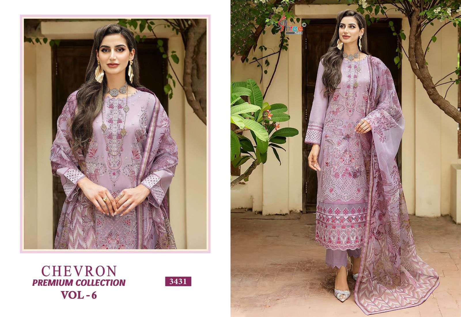 SHREE FABS CHEVRON PREMIUM COLLECTION VOL 6 RAYON SALWAR KAMEEZ 