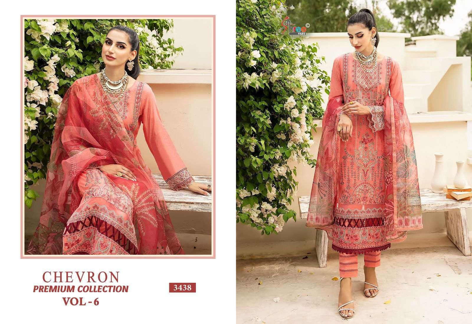 SHREE FABS CHEVRON PREMIUM COLLECTION VOL 6 RAYON SALWAR KAMEEZ 