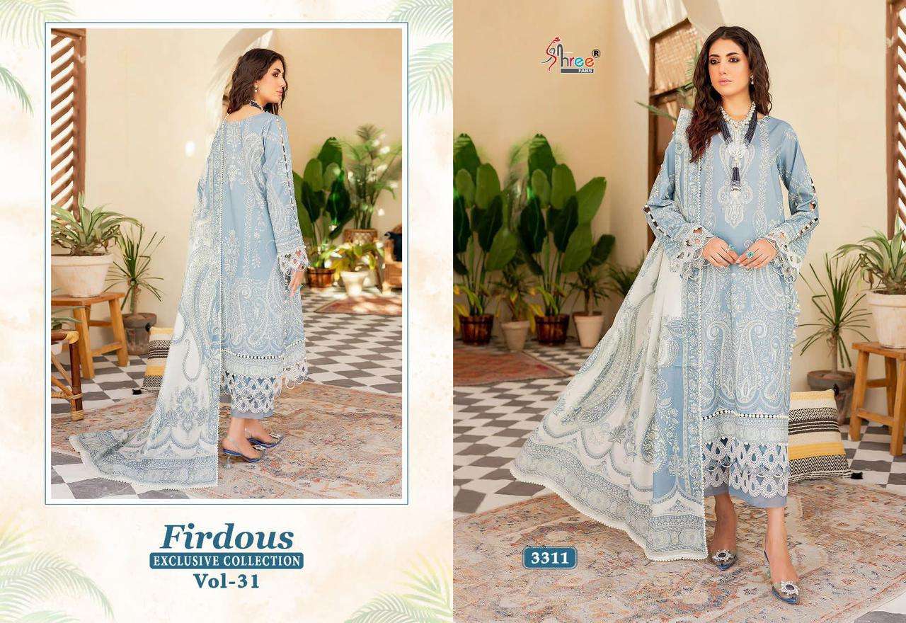 SHREE FABS FIRDOUS EXCLUSIVE COLLECTION VOL 31 COTTON SALWAR KAMEEZ 