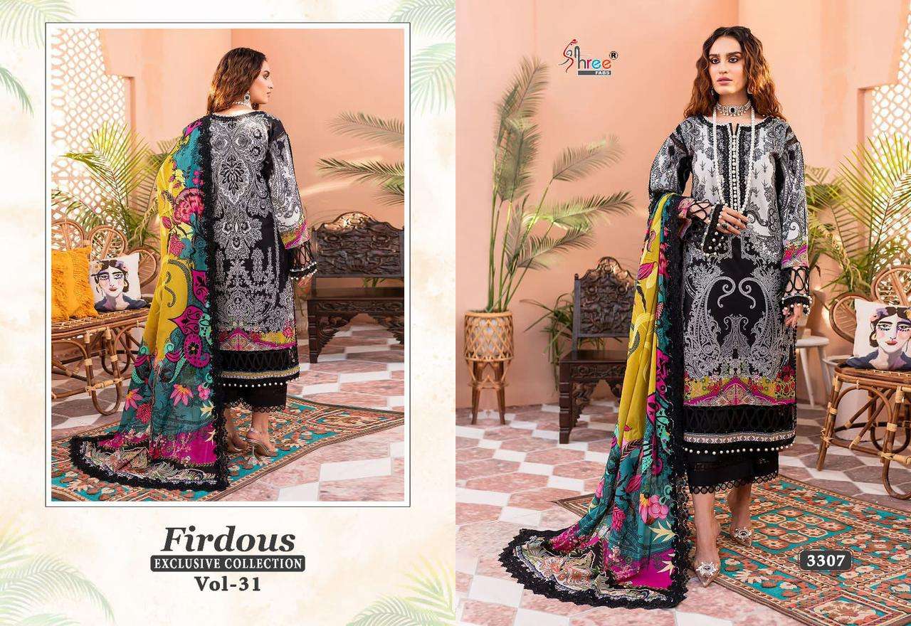 SHREE FABS FIRDOUS EXCLUSIVE COLLECTION VOL 31 COTTON SALWAR KAMEEZ 