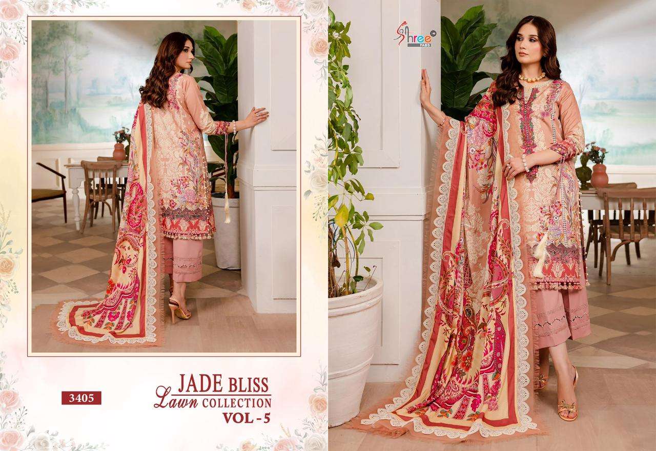 SHREE FABS JADE BLISS LAWN COLLECTION VOL 5 COTTON SUIT