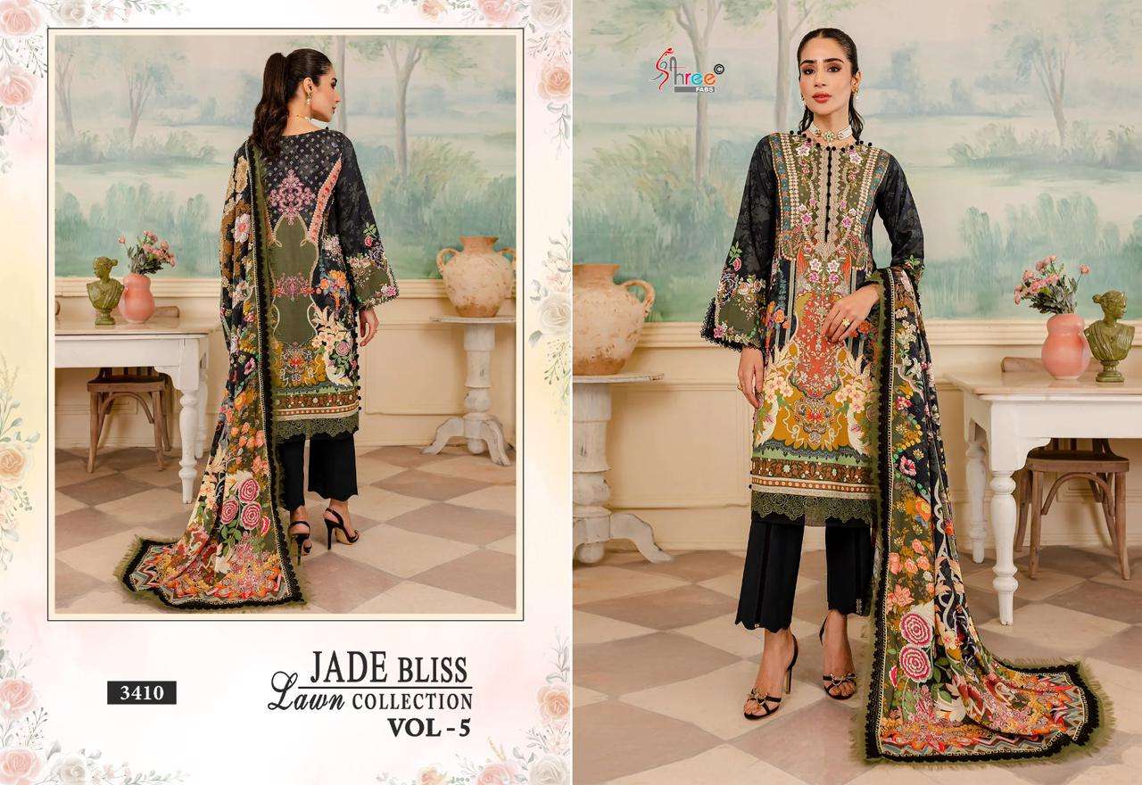 SHREE FABS JADE BLISS LAWN COLLECTION VOL 5 COTTON SUIT