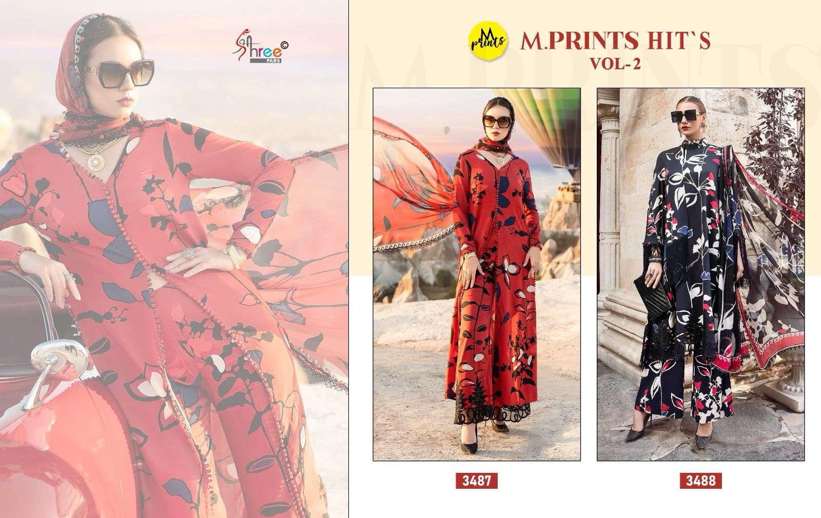 SHREE FABS M PRINTS HITS VOL 2 FANCY SALWAR KAMEEZ 