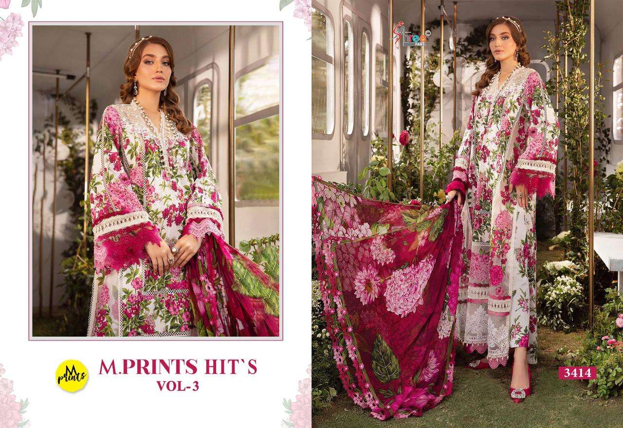 SHREE FABS M PRINTS HITS VOL 3 COTTON SALWAR KAMEEZ 